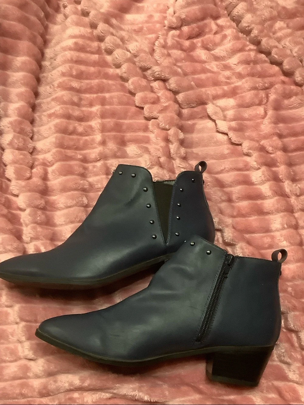 Kohl's women’s ankle Boots with Stud Trim